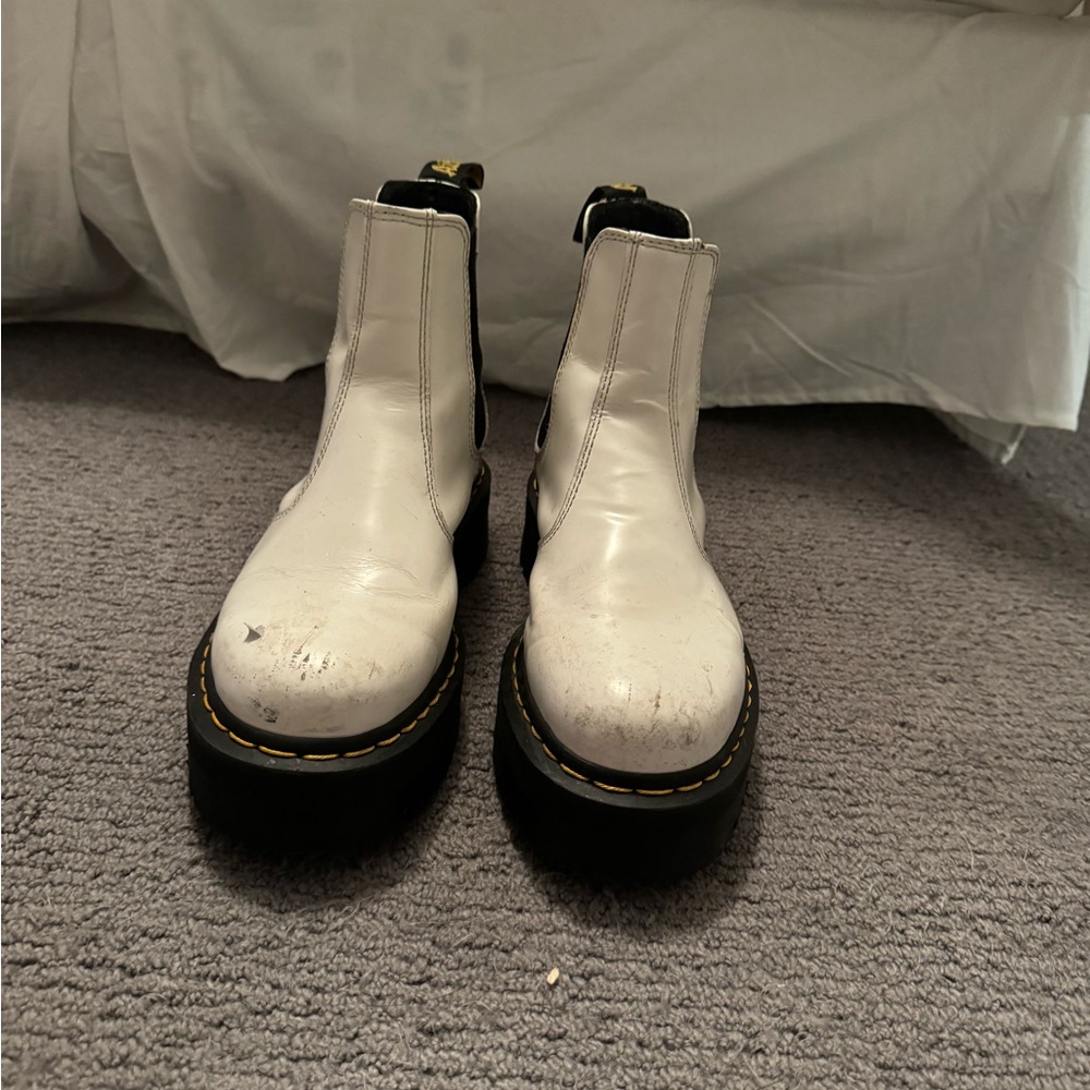 White Dr. Martens size 9